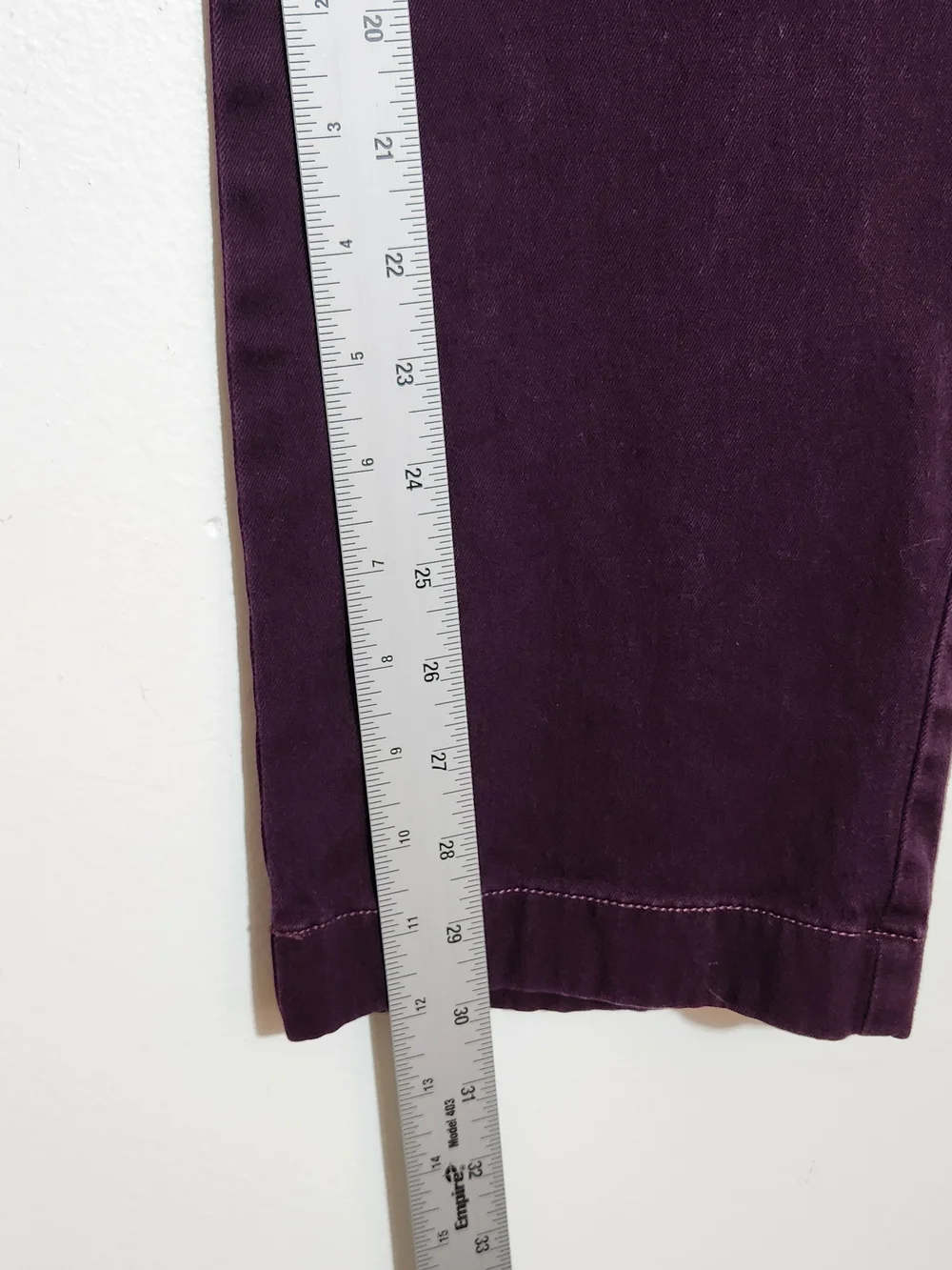 J. Crew Mens Plum Stretch Chino Pants Size 36x32